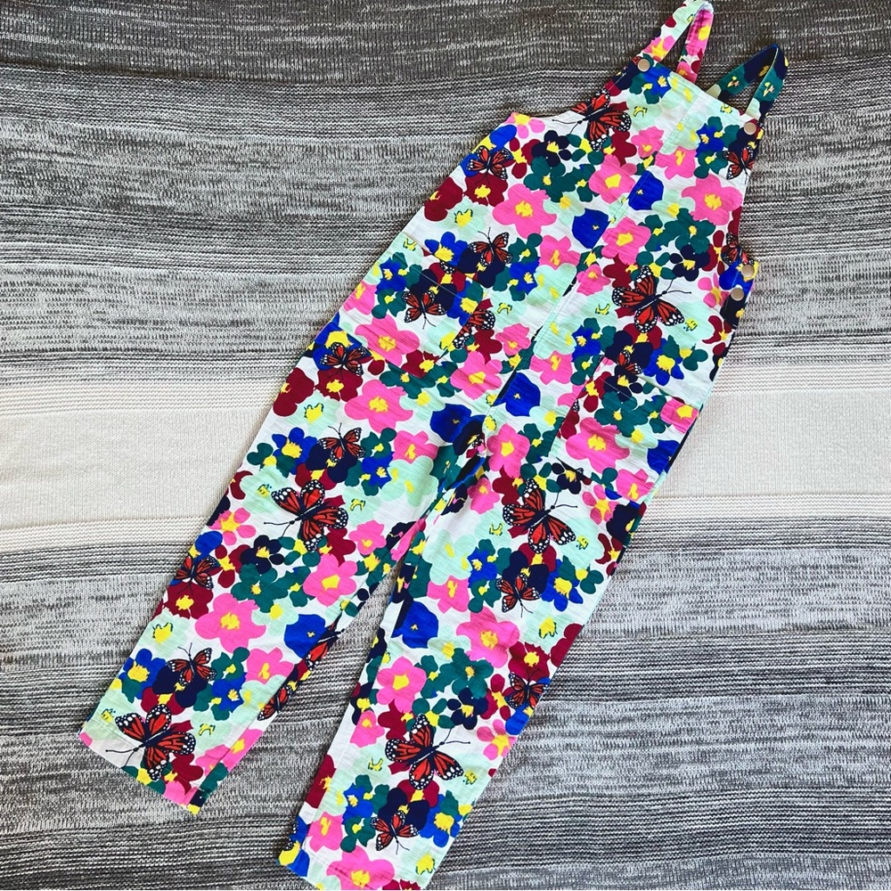 Floral Overalls NWT